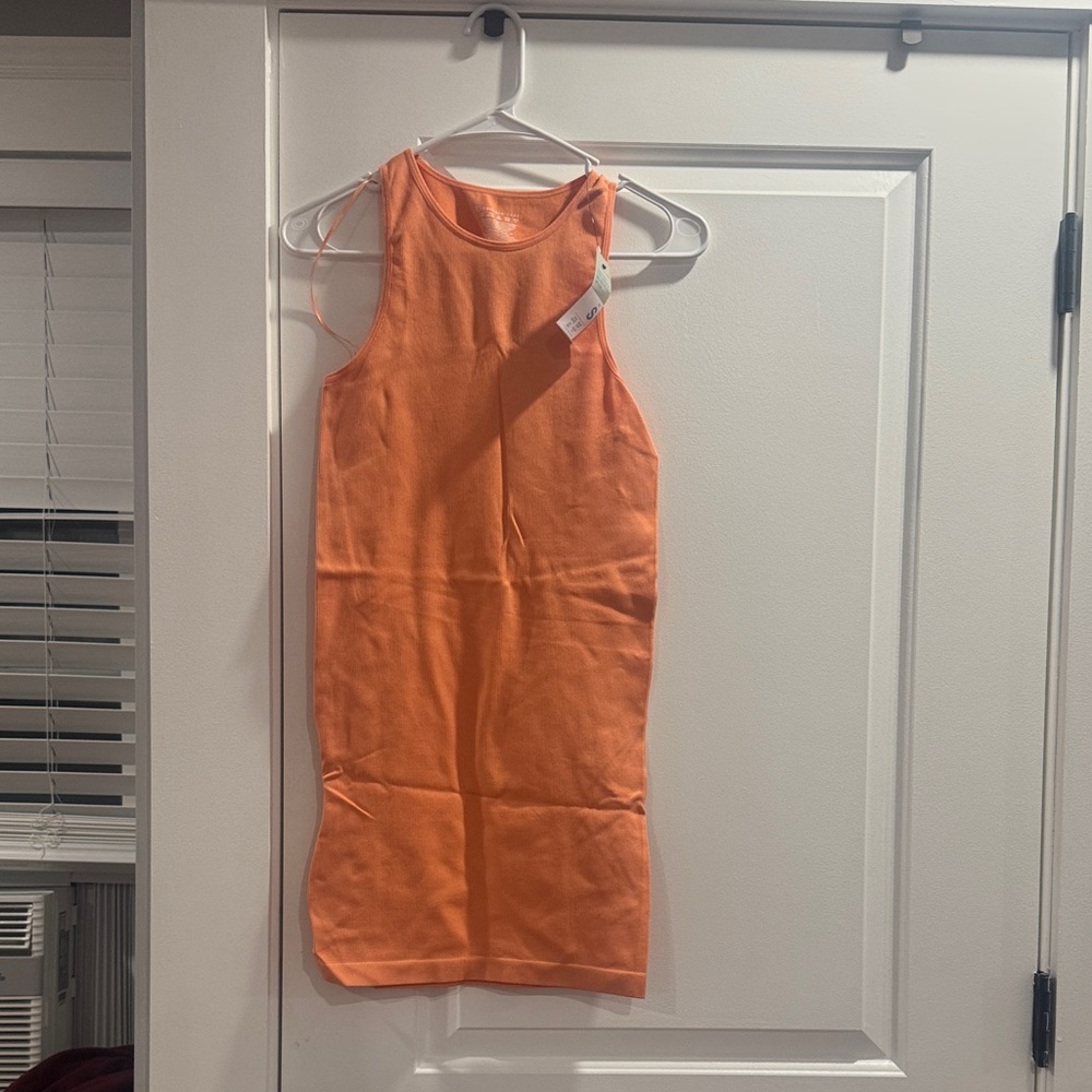 Primark Vibrant Orange V-Neck Top